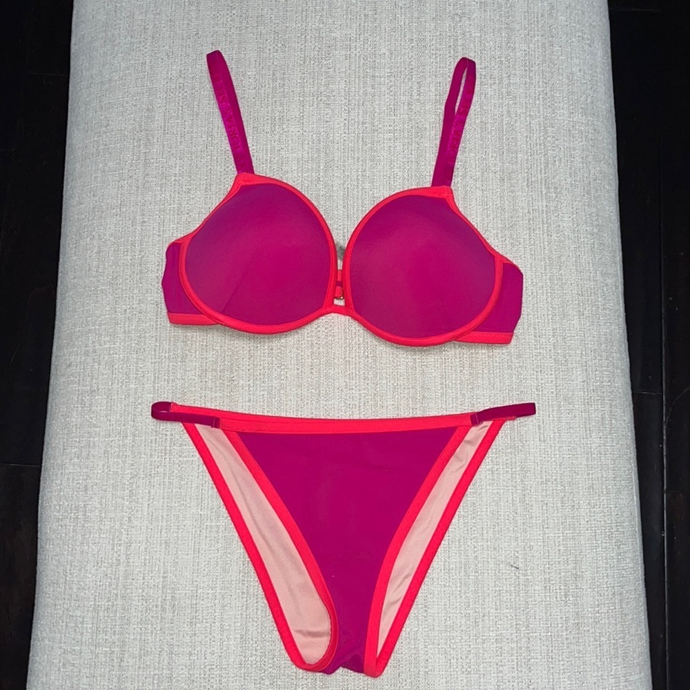 VICTORIA’S SECRET - Pink & Neon orange bikini